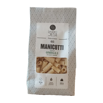 Manicotti d ou amb Omega 3 (500g)