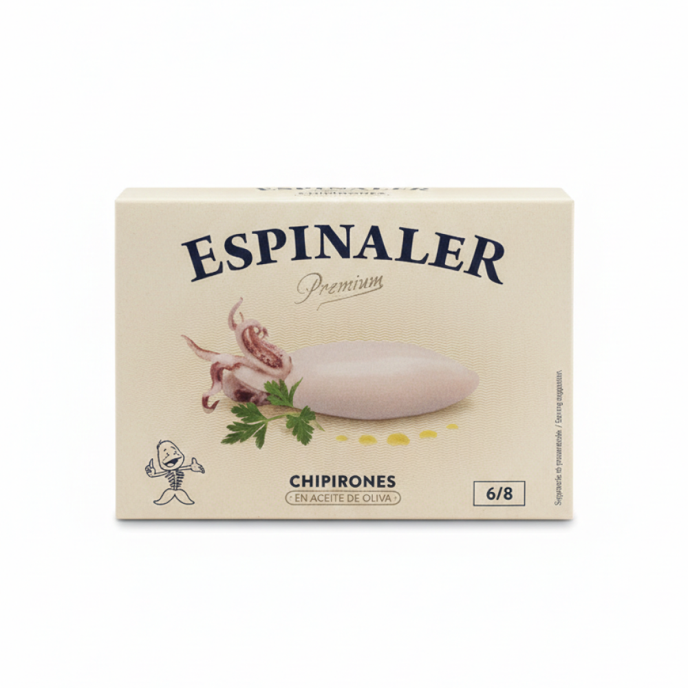 Xipirons Premium en Oli d’Oliva 6/8 | Espinaler